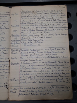 Minutes of the Association of Victorian Blind Workers committee