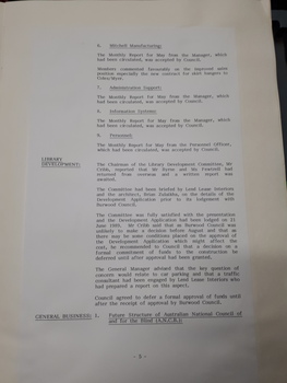 Minutes of Council meeting held June 26th, 1989