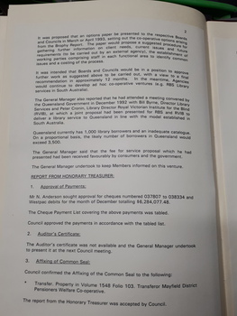 Minutes of Council meeting held January 25th, 1993