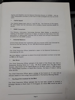 Minutes from Council meeting July 28th, 1997