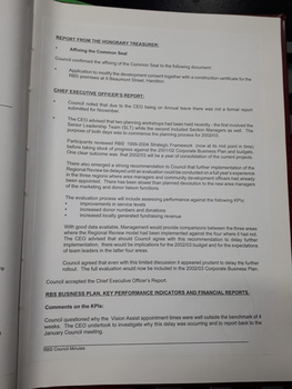 Minutes from Council meeting December 18th, 2001