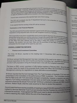 Minutes from Council meeting December 18th, 2001