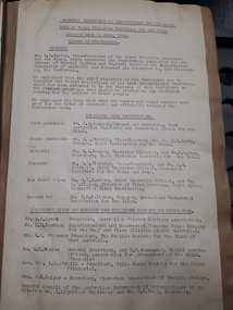 Minutes of the Australian National Council for the Blind 1951