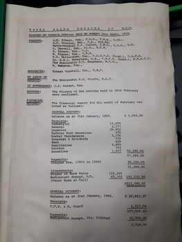 Minutes of the Royal Blind Society of NSW Council meeting