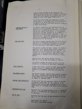 Minutes of the Royal Blind Society of NSW Council meeting