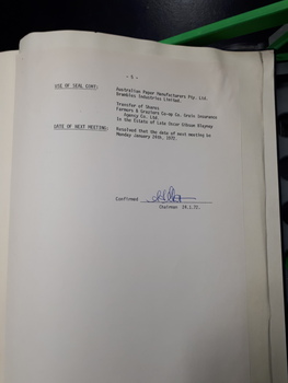 Minutes of the Royal Blind Society of NSW Council meeting