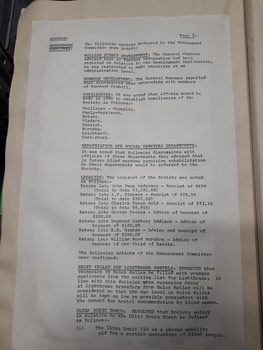 Minutes of the Royal Blind Society of NSW Council meeting