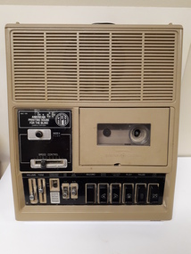 Object, General Electric, Table top cassette tape recorder