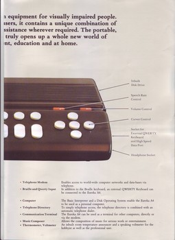 Brochure for Eureka computer