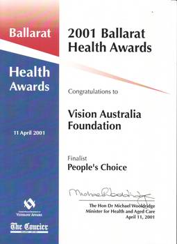 Black writing on white paper with red and blue side border