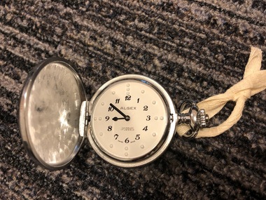 Object, Algex, Silver Braille pocket watch