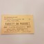 Rectangular paper ticket for Variety Parade