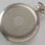 Silver fob watch with patterned cover