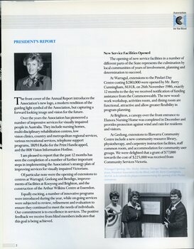 President's report with portrait of Diana Jones.  Shirley Admans, Diana Jones and Hon. Barry Cunningham unveiling plaque at opening of Pindari.