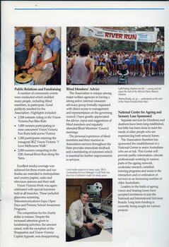 A schoolboy holds the hands of a woman at a pottery wheel.  Runners line up for 12th Annual River Run.  Geoff Nott, from 3BA, reads in a 3RPH studio.