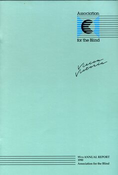 Cover with title information and AFB stylised logo
