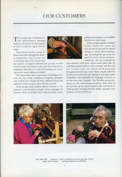 A pair of hands work on a lathe.  Belle Hill works the loom at Kooyong Day Centre.  John Despax trimming roses at Mt Eliza.