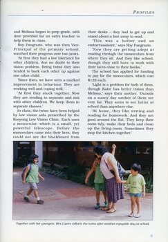 Lilia Castro greets her daughters Melissa and Katie at school, whilst their brother looks on.