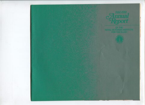 Silver and green cover with green writing