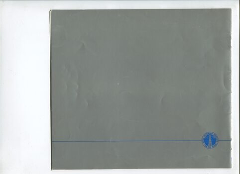 Silver page with RVIB lighthouse logo in blue