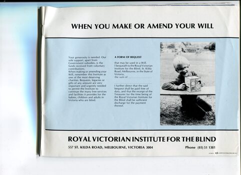 Form of Bequest and image of boy holding a Peanuts jack in the box