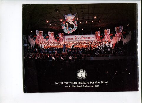 View of 1976 Carols by Candlelight stage from the crowd