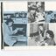 Pictures of people cooking, using a switchboard and transcribing dictation from a paper tape using an electronic typewriter