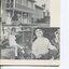 Pictures of front of Burwood building,  a boy with a leg brace on a swing and a little girl laughing
