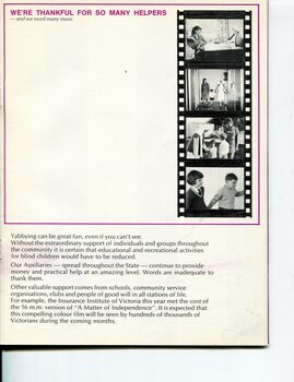 Stills showing Tony and his mother as they visit the Burwood School