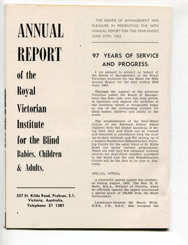 Board of Management report for the year ended 1963