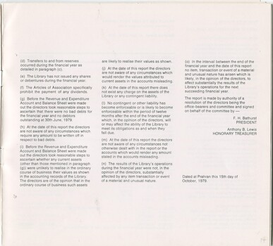 Annual Report of the Directors including financial information