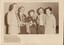 Hector Bathurst, Bruce Dawe, Jocelyn Terry, James Wright and Jan Smark holding glasses to celebrate Braille Book of the Year
