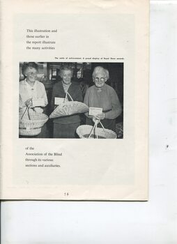 Three woman holding cane baskets with their certificates from the Royal Melbourne Show