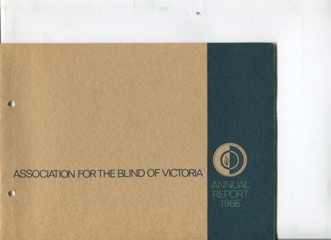 Beige and green cover with AFB circle logo on green side