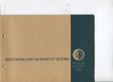 Beige and green cover with AFB circle logo on green side
