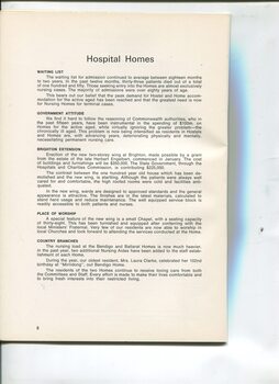 Overview of Hospital Homes waiting lists, funding and building