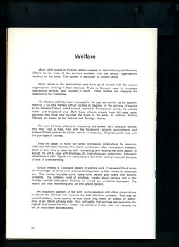 Overview of Welfare services provided