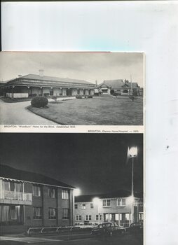 'Woodburn' home for the blind, site for 'Elanora' with two storey buildings replacing house