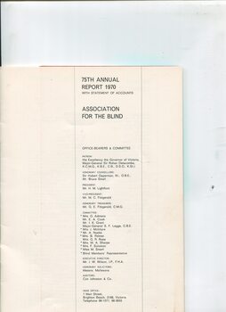 List of Office Bearers and Committee members