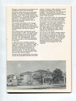 Kooyong Golden Jubilee. Association buildings in Glenferrie Road and story of Kooyong.