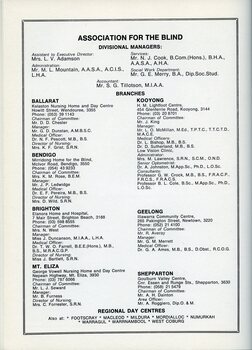 AFB office managers and branch staff list