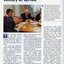 John Mertel uses a magnifier during a meeting with Norma Crook, John Wicking and Elizabeth Judd.
