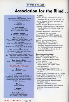 AFB managerial office staff listing.