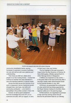 U3A tai chi class in action at Kooyong.