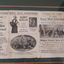 Framed black and white 4 page leaflet