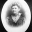 Portrait of woman with lace collar and later 19th century dress