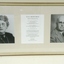 Portraits of Letitia and Hans Hecht either side of written page