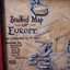 Map of Europe with metal plates labelled with Braille attached to map