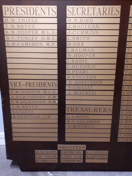 Board with rows of etched plates taken from various angles