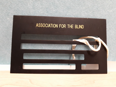 Object, Association for the Blind address guide